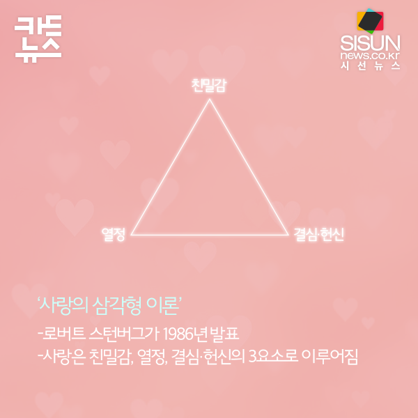 [카드뉴스] 당신은 지금 어떤 종류의 사랑을 하고 있는가? '사랑의 삼각형 이론' [시선뉴스]