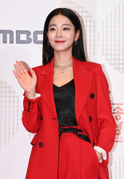 배우 설인아가 'MBC 연예대상'에 참석했다.