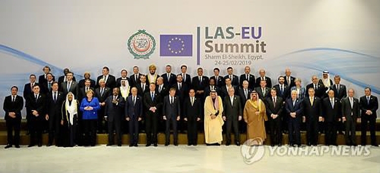 이집트서 열린 EU-아랍연맹 첫 정상회의(연합뉴스 제공)