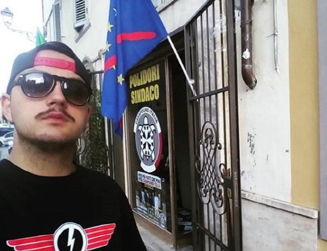 이탈리아 네오파시즘 정당 '카사파운드'의 시의원 프란체스코 키리코치 (ANSA통신)