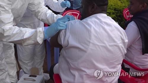 민주콩고 에볼라 백신 접종[연합뉴스제공]