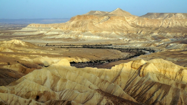 이스라엘 네게브 사막 전경 (중국과학기술대학 뤼청톈 제공)