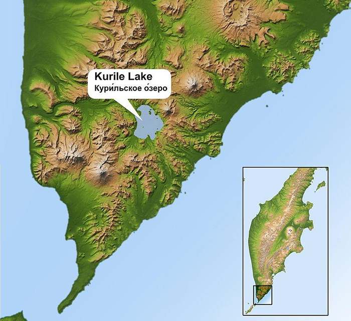 '쿠릴 호수' 위치 [위키피디아 자료]