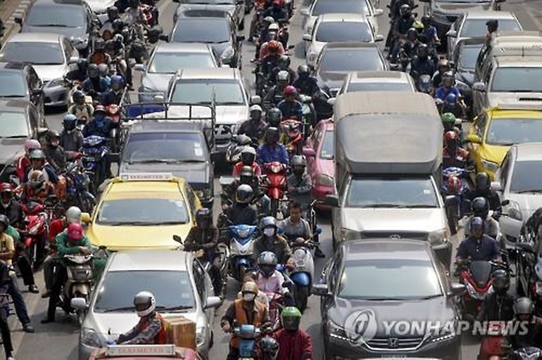 (연합뉴스 제공) 태국의 교통체증