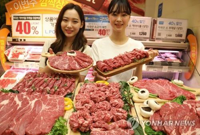 미국산 쇠고기 (연합뉴스 제공)