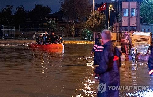 홍수 발생한 튀르키예(AFP=연합뉴스)