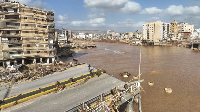 홍수가 발생한 리비아[AP 연합뉴스 자료사진. 재판매 및 DB 금지]