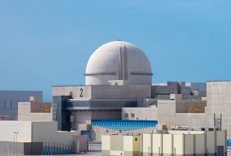 한국이 UAE에 수출한 바라카 원전 2호기 [사진/한국전력. 재판매 및 DB 금지]