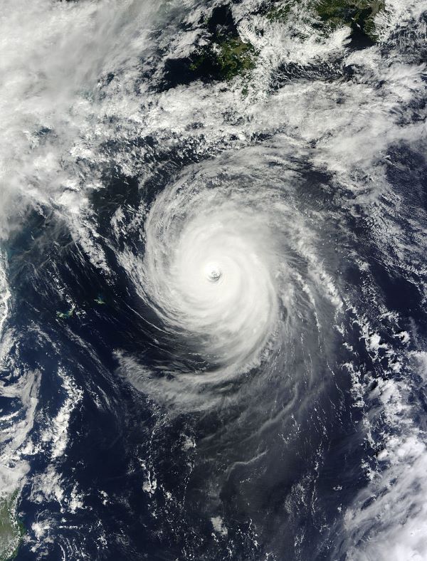 태풍 다나스 [사진/위키피디아]