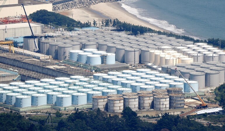 일본 후쿠시마 제1원전 오염수 탱크 [사진/연합뉴스 제공. 재판매 및 DB 금지]