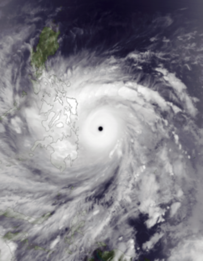태풍 하이옌 [사진/위키피디아 제공]