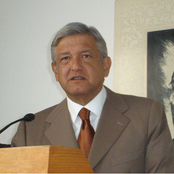 안드레스 마누엘 로페스 오브라도르 대통령[사진/wikimedia]