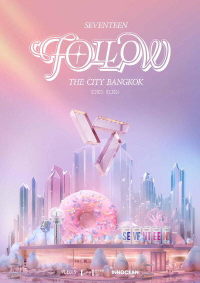 '세븐틴 팔로우 더 시티 방콕' 프로젝트 공식 포스터[이노션 제공]
