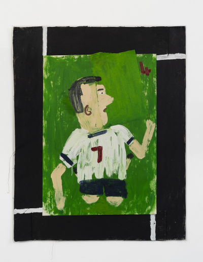 Rose Wylie_Tottenham Colours, 4 Goals_2020 (Photo by Jo Moon Price), Private collection (출처 헤레디움)