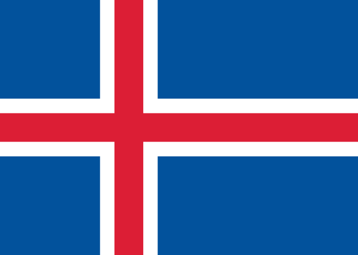 아이슬란드 국기[사진/위키백과]