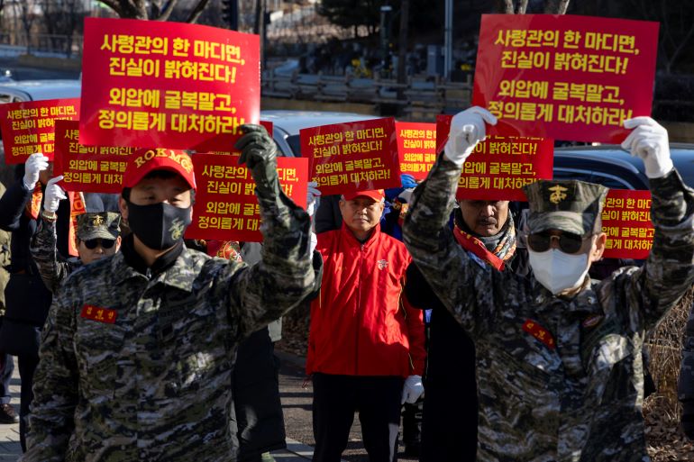 해병대 사령관 규탄 집회 [사진/연합뉴스]