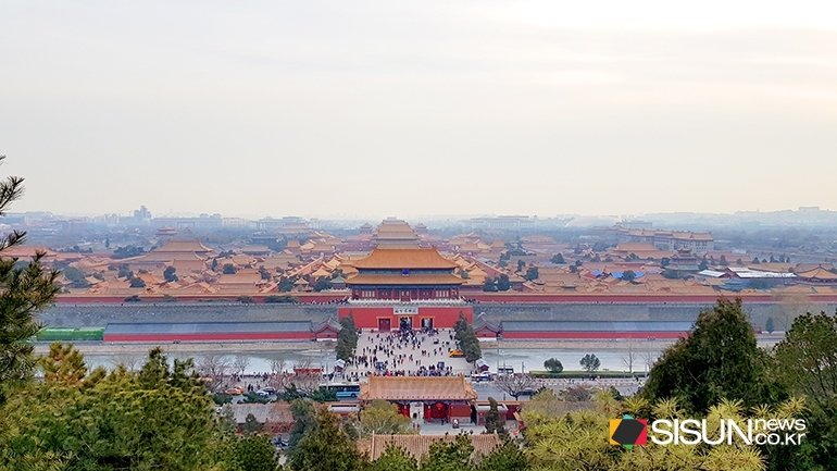 경산공원에서 내려다 본 천안문과 자금성 / ⓒ지식교양 전문채널-시선뉴스