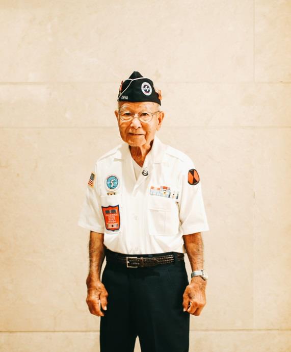 기사와 직접 관련 없음[미국의 6·25전쟁 참전용사 시마 히로시(96) 옹/국가보훈부 제공]