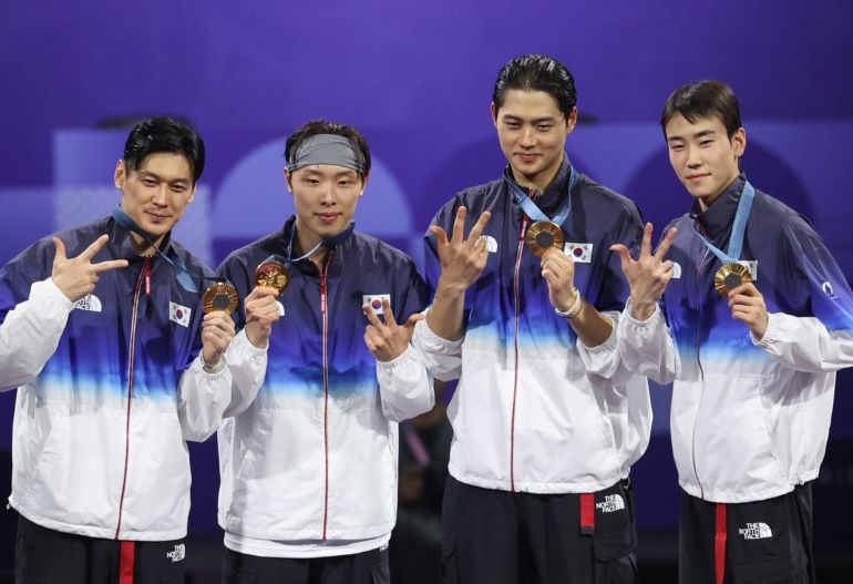 펜싱 사브르 남자단체 한국 대표팀 [사진/연합뉴스]