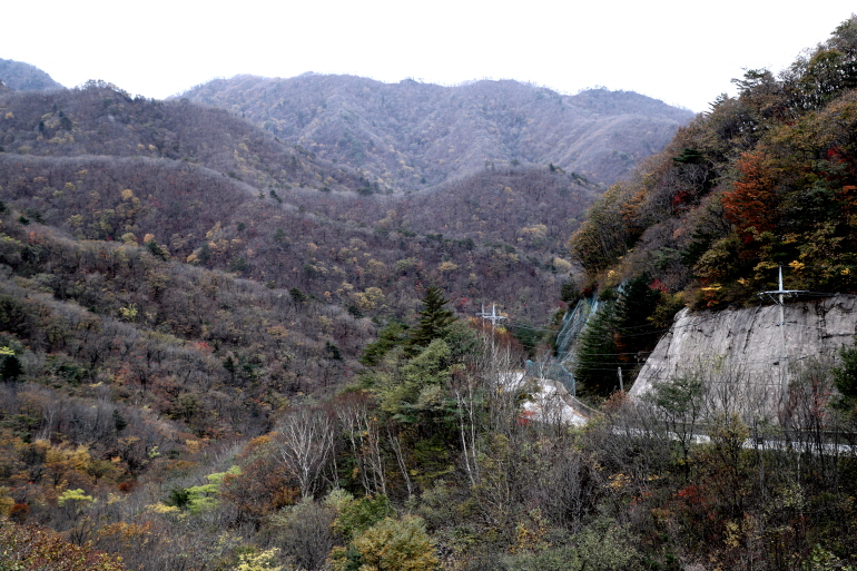 절정으로 치닫는 설악산 단풍 [연합뉴스 제공]
