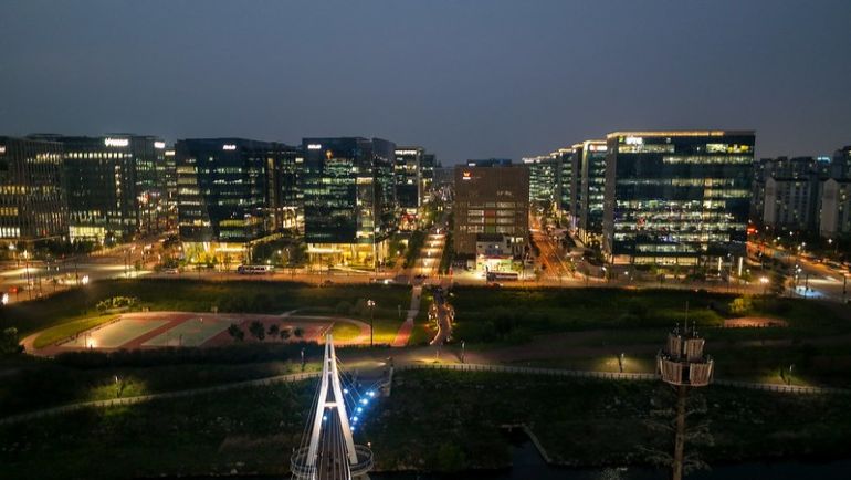 판교 야경 [사진/Flickr]