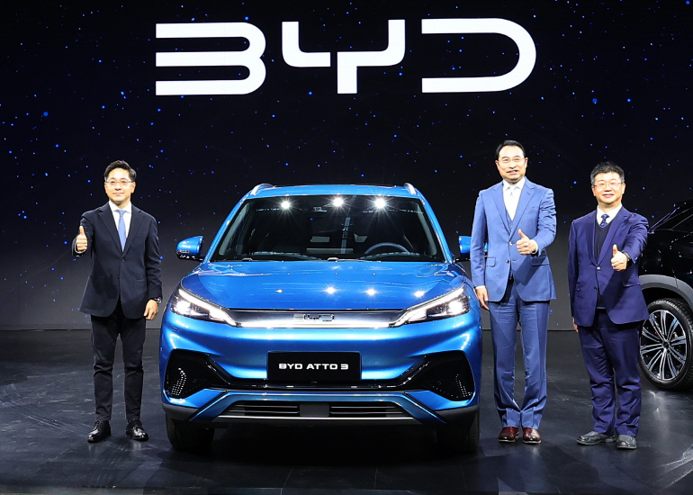중국 BYD 전기차 아토3 [연합뉴스 제공]