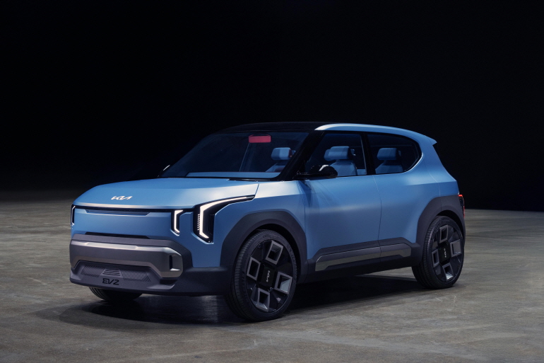 타라코 아레나에 전시된 콘셉트 EV2 [기아 제공. 재판매 및 DB 금지]