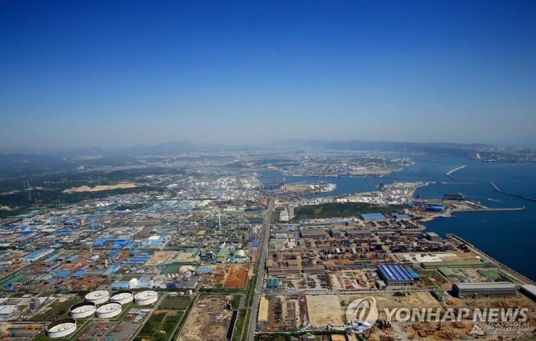 울산 온산국가산업단지 전경[울산시 제공. 재판매 및 DB 금지]