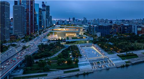 제2세종문화회관 설계안 조감도(한강 방향)[서울시 제공. 재판매 및 DB 금지]