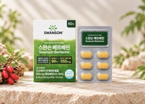 케이비엔, 한국 소비자 겨냥한 '스완슨 베르베린' 출시... HCL 500mg 함유 - 뉴스 썸네일 이미지